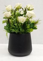 حوض بلاستيك ورد الارتفاع 40 سم العرض 25 سم