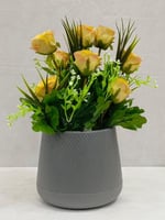 حوض بلاستيك ورد الارتفاع 40 سم العرض 25 سم