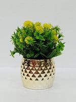 مركن سيراميك ورد ارتفاع 20 سم العرض 15 سم