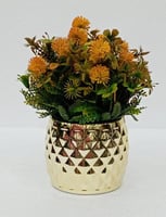 مركن سيراميك ورد ارتفاع 20 سم العرض 15 سم