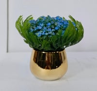 مركن سيراميك ورد ارتفاع 24 سم العرض 12 سم