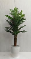 اشجار صناعية زينة ورق نخلة طول 140 سم العرض 50 سم
