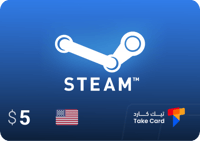 بطاقة ستيم امريكي5$