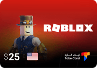 بطاقة 25$ روبلكس امريكي