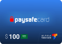بطاقة باي سيف كارد 100 دولار سعودي - Paysafe Card