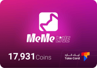شحن 17,931 كوينز MeMe Live