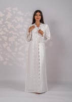 روب استقبال مزين بالدانتيل