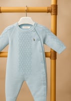 طقم مواليد ناعم- سماوي (5 قطع)