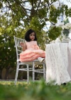 فستان بناتي من خامة التل الراقية بتصميم مميز وراقي...