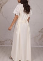 قميص نفاس سكري نص كم مريح ويومي