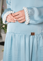 فستان ناعم مميز باضافة اللولو