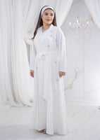 روب فاخر قطعتين بتصميم عصري مميز باضافة الكريستال