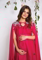 فستان فوشي راقي ومميز