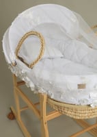 Luxury Moses Basket / offwhite
