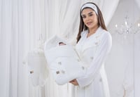 مجموعة الإستفبال المميزة من الكريستال ( لبس الام +...