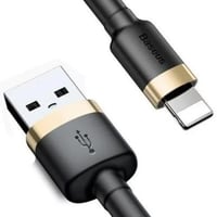 سلك شاحن من بيسوس يو اس بي الى لايتننق - اسود 3 مت...