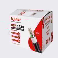 كابل شبكة Fujistar FS CAT6 310 - كابل إيثرنت خارجي...
