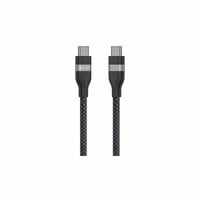 سلك شاحن سريع تايب سي الى تايب سي اسود بطول 3 اقدا...