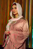 عباية حرير فرنسي مموج