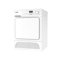 مجفف ارو 8ك مع مكثف ابيض باب مربع