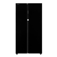 ثلاجة توشيبا دولابى 19.4 قدم انفرتر اسود