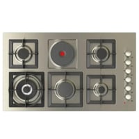 سطح كتشن لاين 90 سم 5 عين غاز + 1 كهرباء ايطالى