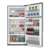 ثلاجة هيتاشى 21.6 قدم انفيرتر فضى تايلندى