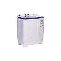 غسالة فالكون حوضين 5ك ابيض