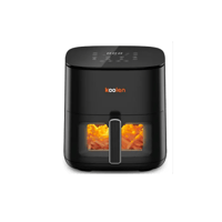 قلاية كولين هوائية 7 لتر اسود باب شفاف