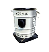 مكنسة دبليو بوكس 21 لتر 1400 وات ابيض