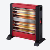 دفاية كولين كهربائية مستطيلة 4 شمعات 800 وات احمر*...