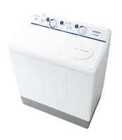 غسالة هيتاشى حوضين 10.5 ك رمادي