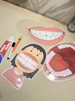 نشاط تنظيف الأسنان (بنت او ولد) كتابه فالملاحظات ا...