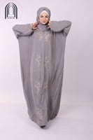 شرشف صلاه سحاب منتش مطرز ساده كم فرنسي الطول 155cm