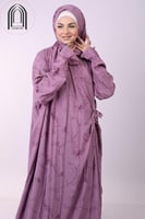 شرشف مطرز كامل سحاب قماش قطن منتش كم فرنسي الطول 1...