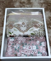 بكس صلاه مشجر 3قطع سجاده مبطنه وشرشف صلاه مشجر سحا...