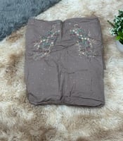 شرشف صلاه سحاب منتش مطرز ساده كم فرنسي الطول 155cm