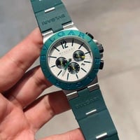 ساعة بولغري الومنيوم الرجالية كرونوغراف