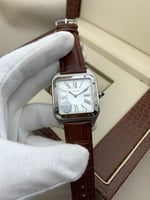 ساعة كارتير سانتوس دومو جلد