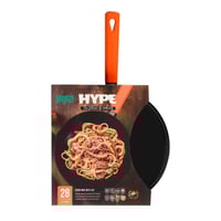 مقلاة المنيوم بيد بغطاء غزاز سهلة الطهي طلاء غير ل...