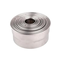 طقم قطاعة عجين استيل 12 قطعه