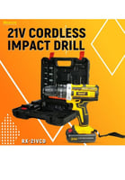 دريل شحن 21v من روكسون+حفر