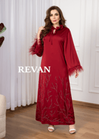 جلابية أنيقة بتصميم فاخر ولمسات أنثوية