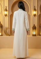 جلابية رمضانية أنيقة بتطريز ناعم من ريڤــان