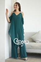 جمبسوت بطبقه شيفون من فوق على شكل مثلث