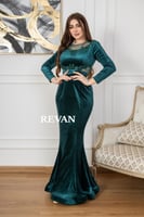 فستان سهره مخمل