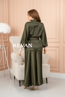 طقم ماكسي ساتان بتصميم فاخر