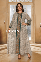 جلابيه ملكية بتطريز فخم ولمسات فريدة