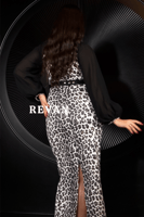 فستان نمري بفخامة ملفتة