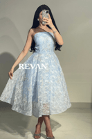 فستان سهرة حكاية الورد